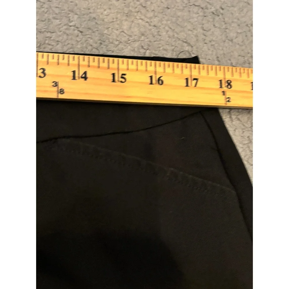 Worthington Stretch Black Bermuda Shorts Womens 14 Dress Shorts Knee Length